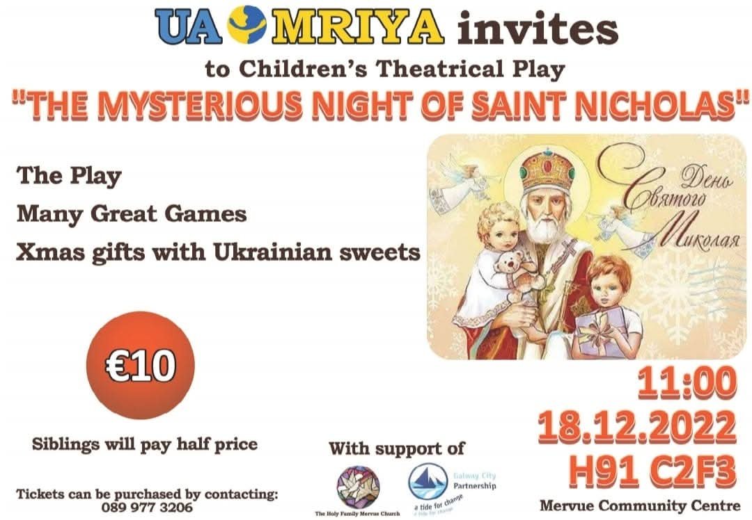 Poster St Nicholas event 
